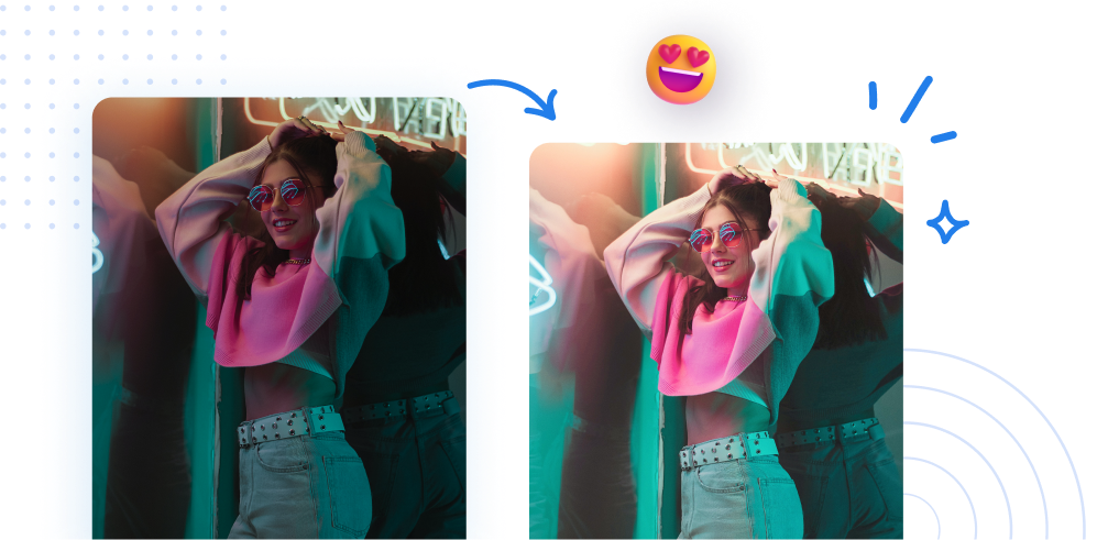make a photo brighter online